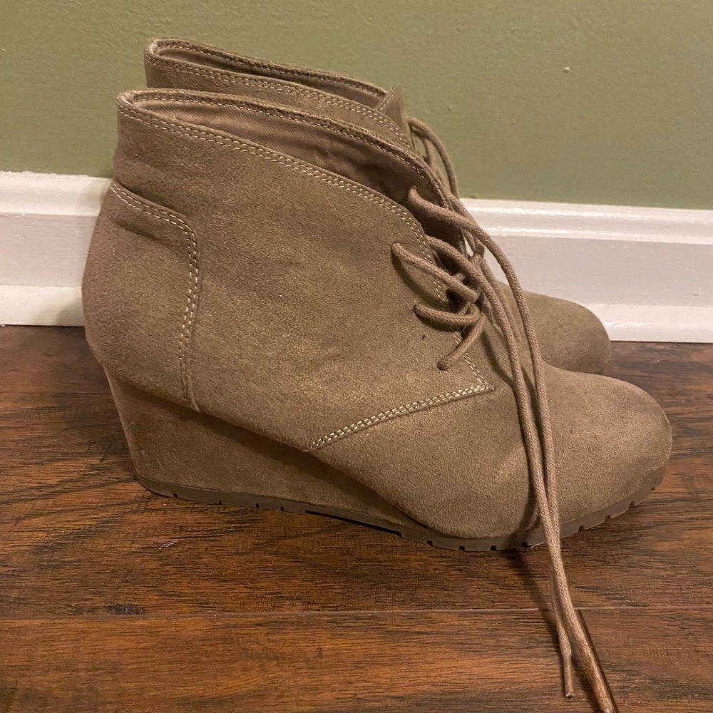 Faded Glory Wedge Booties